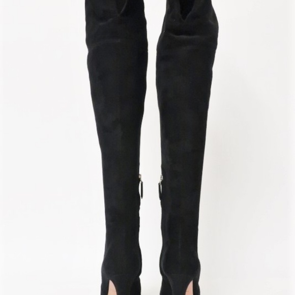 Prada Over the Knee Platform Boots - Picture 6 of 8